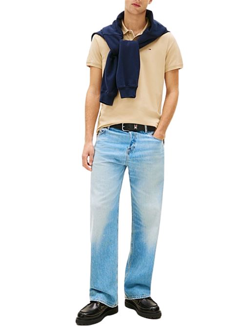 Polo slim fit in cotone Tommy Jeans | DM0DM20676AB9